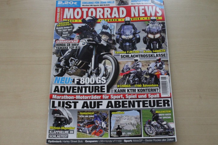 Deckblatt Motorrad News (06/2013)